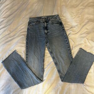Zara Dlim Flare Light Wash Jean